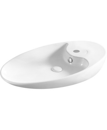LAVABO D'APPOGGIO MOD. LA28 CM 73.5 X 39 Bianco