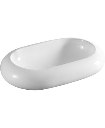 LAVABO D'APPOGGIO MOD. LA26 CM 63 X 40 Bianco