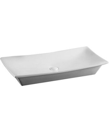 LAVABO D'APPOGGIO MOD. LA24 CM 80 X 39.5 Bianco