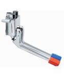 RUBINETTO A PEDALE ESTERNO 2 VIE PER PARETE  S/FLEX. S/RUB. 1/2