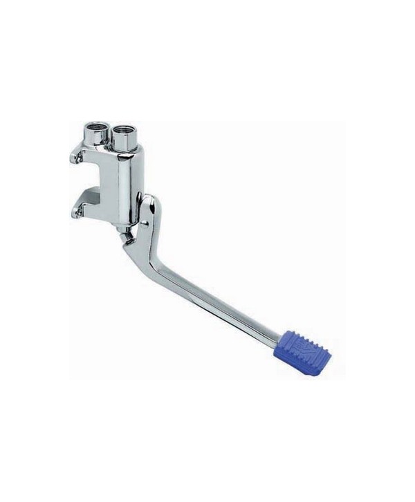 RUBINETTO A PEDALE ESTERNO 1 VIA PER PARETE  S/FLEX. S/RUB. 1/2
