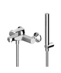 MONOCOMANDO VASCA-DOCCIA ESTERNO C/ACCESSORI SERIE SUN Cromo