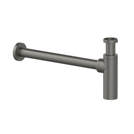 SIFONE D'ARREDO TONDO 1" 1/4 Nichel Spazzolato Opac
