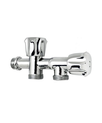 RUBINETTO CON ATTACCO LAVATRICE E LAVASTOVIGLIE 1/2 x 3/4 x 3/4