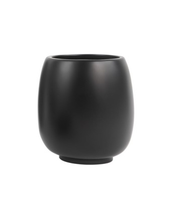 PORTA SPAZZOLINI AFRA Nero Opaco D.10 x h. 11,5 cm
