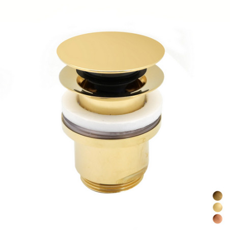 PILETTA CLICK CLACK 1"1/4 TONDA SENZA TROPPO PIENO 1"1/4  Ramata