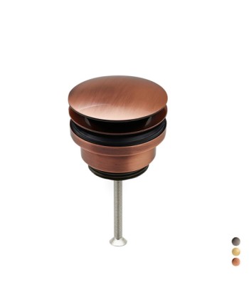 PILETTA CLIC CLAC IN OTTONE CERTIFICATO NF 1"1/4 -Ramata