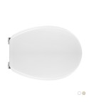 SEDILE WC PER POZZI GINORI VASO PIEMONTE FORMA 1 Bianco - Cerniere A passanti