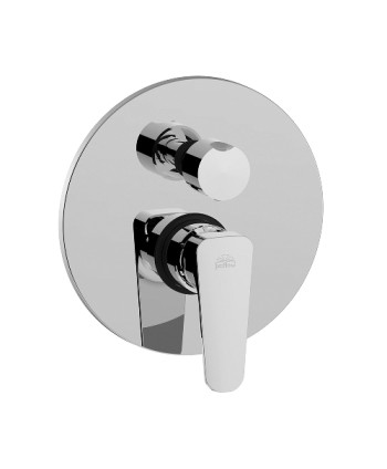 MISCELATORE MONOC. INCASSO DOCCIA CON DEV.  2 VIE SLY Cromo