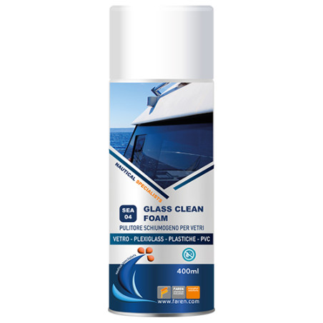 PULITORE SCHIUMOGENO PER VETRI LINEA NAUTICA 400 ml