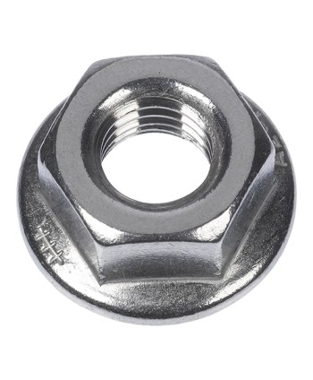 DADO ESAGONALE FLANGIATO MU F IN ACCIAIO M10 Chiave 17 mm