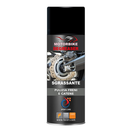 PULITORE IMPIANTI FRENANTI E CATENE MOTO DEGREASER 200 ml