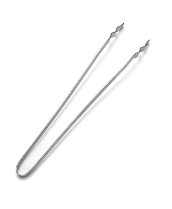 PINZA PER GRIGLIA IN ACCIAIO INOX BBQ TONGS STAINLESS -