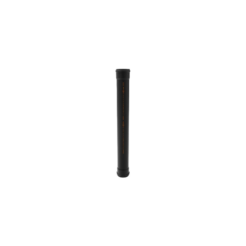 TUBO PHONO BLACK 2 BICCHIERE Diam. 100 lungh. 3000