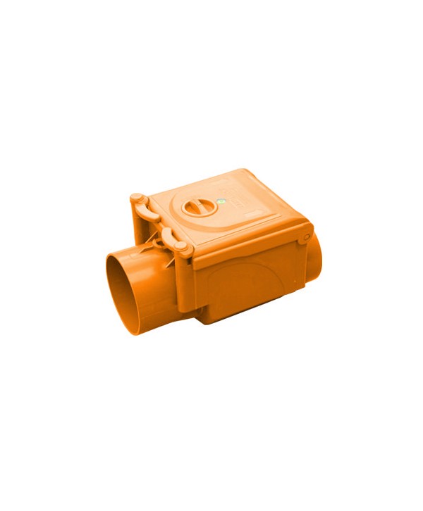 VALVOLA ANTIRIFLUSSO IN PVC ARANCIO Diam. 125