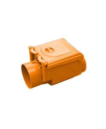 VALVOLA ANTIRIFLUSSO IN PVC ARANCIO Diam. 160