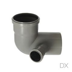 CURVA HTB 87° 1 USCITA Diam. 90/40 uscita dx