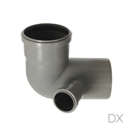 CURVA HTB 87° 1 USCITA Diam. 90/40 uscita dx