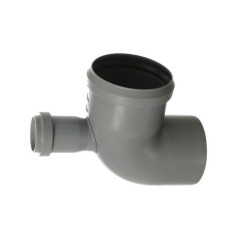 CURVA HTB 87° USCITA FRONTALE Diam. 90/40 uscita frontale