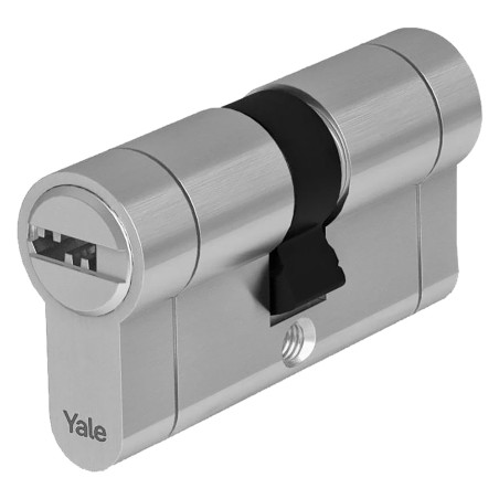 CILINDRO PROFILATO DOPPIO SERIE 'Y1500' mm 30+30 = 60 nichelato