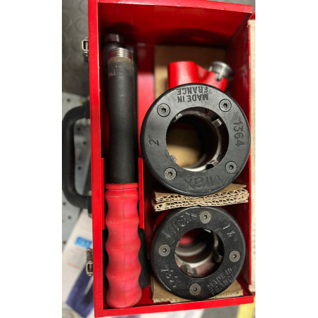 FILIERA MANUALE A TESTE INTERCAMBIABILI VIRAX 1"1/4 E 2" 