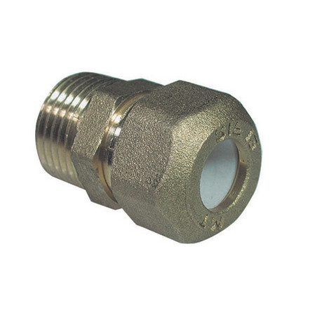 NIPPLE MASCHIO BICONO PER RAME CON OGIVA TEFLON TIEMME 1/2 x 12R