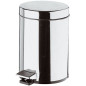 PATTUMIERA PER TOILETTE CILINDRICA CON APERTURA A PEDALE 5 LITRI LUX Diam. 200 x H. 290mm