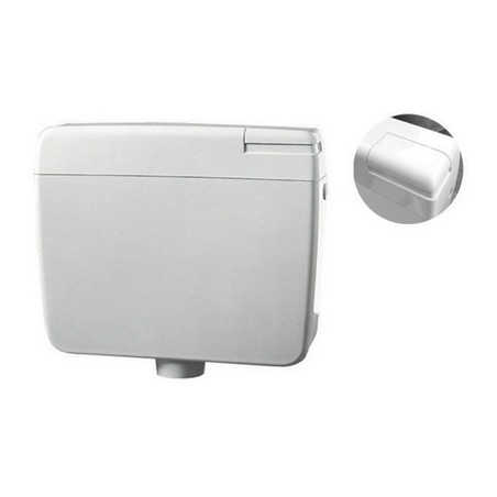 CASSETTA DI SCARICO ZAINO DIANFLEX ZETA 3 CON TASTO STOP Bianca - 9lt