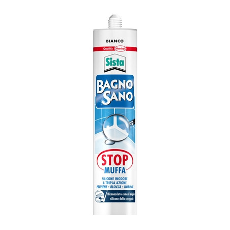 SILICONE SISTA STOP MUFFA HENKEL 300 ml Bianco