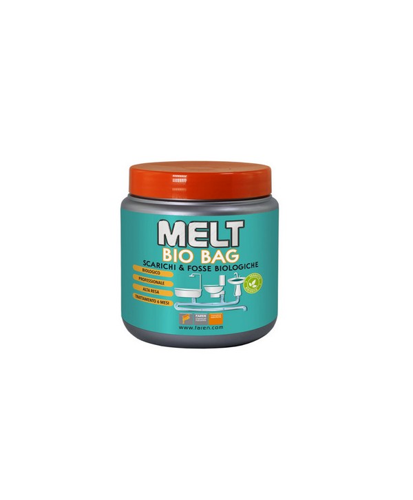 DISGORGANTE IN POLVERE MELT BIO BAG 6 bustine da 50 gr