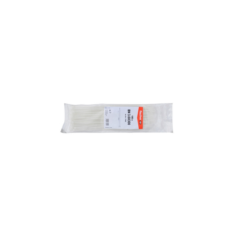 100 PZ FASCETTE PER CABLAGGIO IN NYLON 4.8 x 250 mm