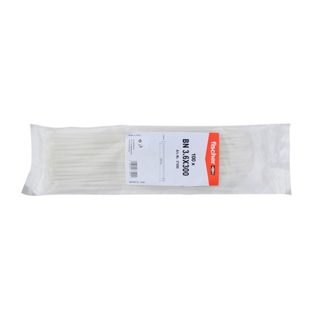 100 PZ FASCETTE PER CABLAGGIO IN NYLON 4.8 x 250 mm