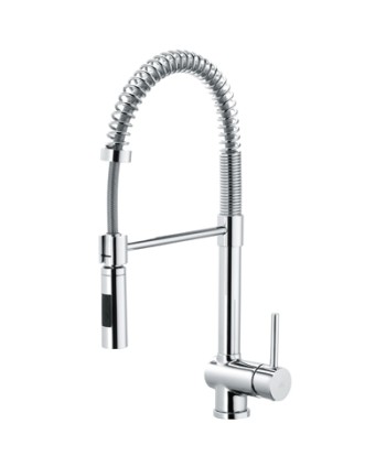 MISC. LAVELLO CON MOLLA E DOCCIA ESTRAIBILE STICK Cromo