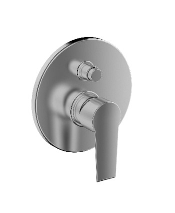 MISCELATORE MONOCOMANDO INCASSO DOCCIA C/DEV LINEA TEN Cromo