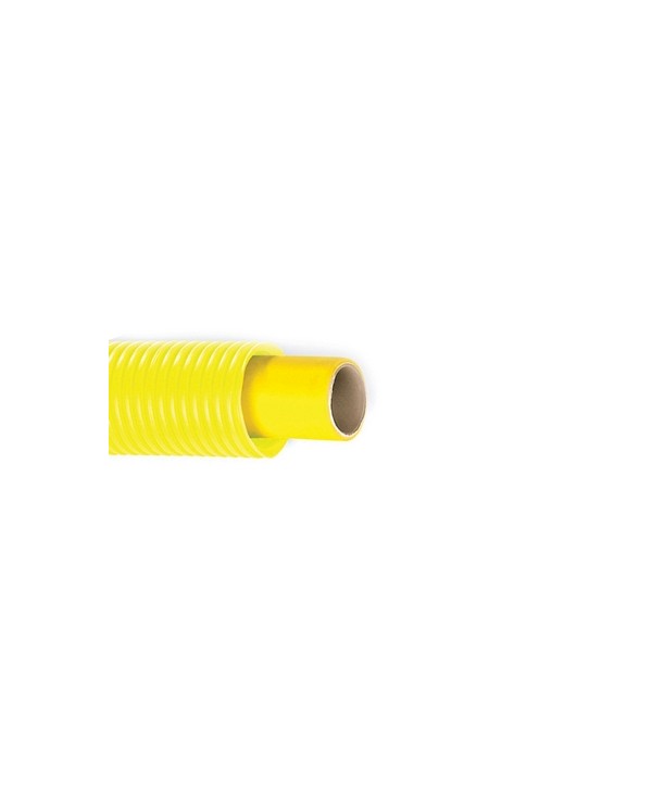 TUBO MULTI-DIAN PER GAS CON GUAINA CORRUGATA GIALLA Diam. 20 x 2