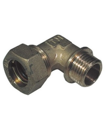 GOMITO A 90°   O-RING MASCHIO CONICO  TIEMME 1/2 x 16