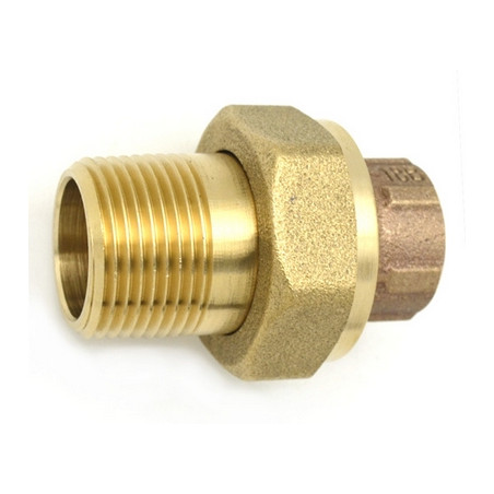 BOCCHETTONE BRONZO 3 PEZZI  M.  A SALDARE 1" x 28