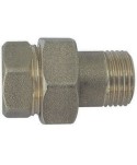 RACCORDO DIRITTO  MF 3 PEZZI  OTTONE GIALLO 2"