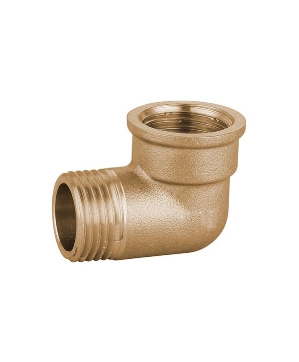 GOMITO MF IN OTTONE GIALLO IBP 3/4"  -CONF