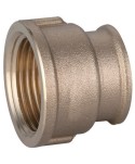 MANICOTTO RIDOTTO DIRITTO FF IN OTTONE GIALLO IBP 1" x 3/4" -CONF