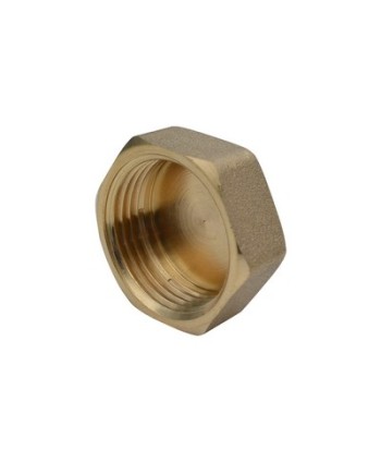 TAPPO FEMMINA OTTONE GIALLO IBP 1/2" -CONF