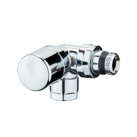 VALVOLA D'ARREDO AD ANGOLO DX TERMOSTATIZZABILE CROMO-LUCIDO 3/8"