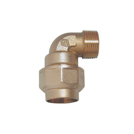 RACCORDO A GOMITO MASCHIO IN OTTONE 2" x 63