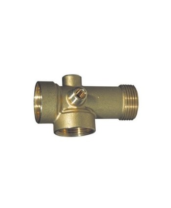 RACCORDO IN OTTONE A 5 VIE PROLUNGATO H. 91 mm.