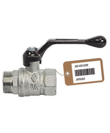 VALVOLA A SFERA MF  CON LEVA F-BRICO 1/2" DN 15  PN 64