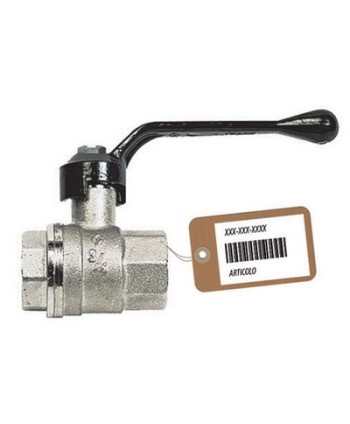 VALVOLA A SFERA FF  CON LEVA F-BRICO 3/4"  DN 20 PN 40