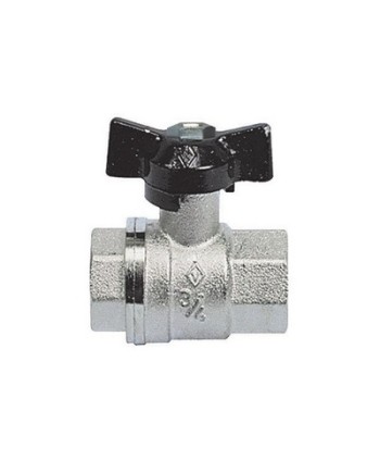 VALVOLA A SFERA FF CON FARFALLA 1/2''  DN 15  PN 64
