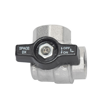 VALVOLA A SFERA ANGOLO FF C/FARFALLA NERA 1"