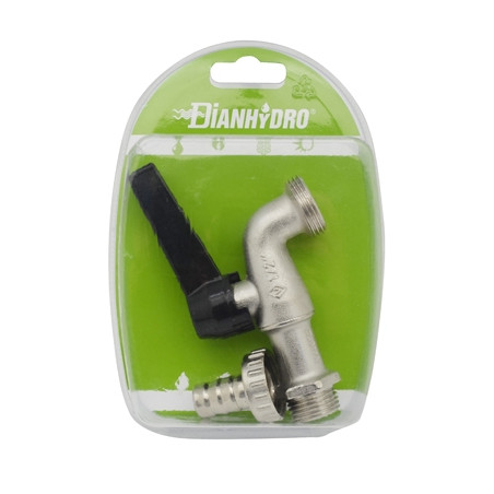 RUBINETTO A SFERA CON PORTAGOMMA BLISTER 3/4 DN 14 PN 16