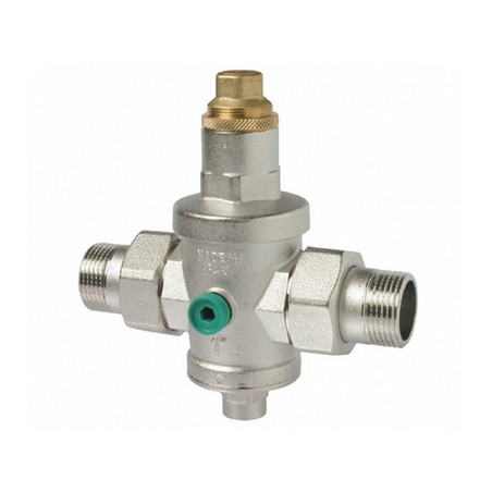 RIDUTTORE DI PRESSIONE CON SEDE INOX E BOCCHETTONI MM 1/2"  DN 15
